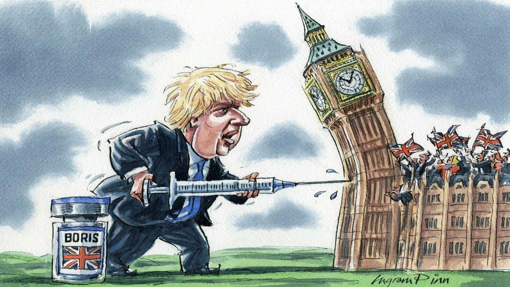 Boris vaccinates Parliament - enlarge